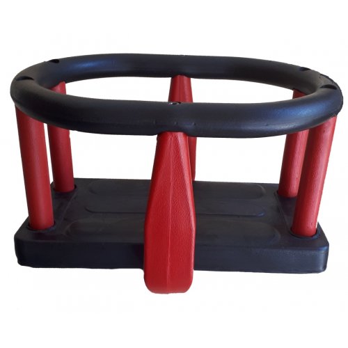 Κάθισμα κούνιας για νηπια-παιδιά (κόκκινο-μαύρο)