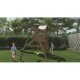 Ξύλινη Παιδική Χαρά κήπου με τσουλήθρα και διπλή κούνια
