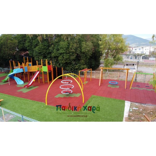Ανακαίνιση παιδικής χαράς 650m2 στο Κοπανάκι Δήμου Τριφυλίας