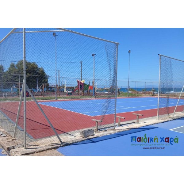 Γήπεδα μπάσκετ και τεννις με ακρυλικό δάπεδο στον Αγρίλη Τριφυλίας 