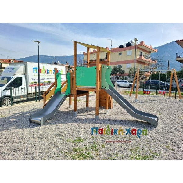 Παιδική χαρά στη Περιβόλλα Δήμου Πατρέων 